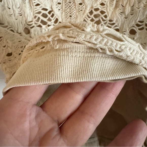 Intimately Free People Lace Medallion Stretch Bodycon Dress Cream - Picture 7 of 8